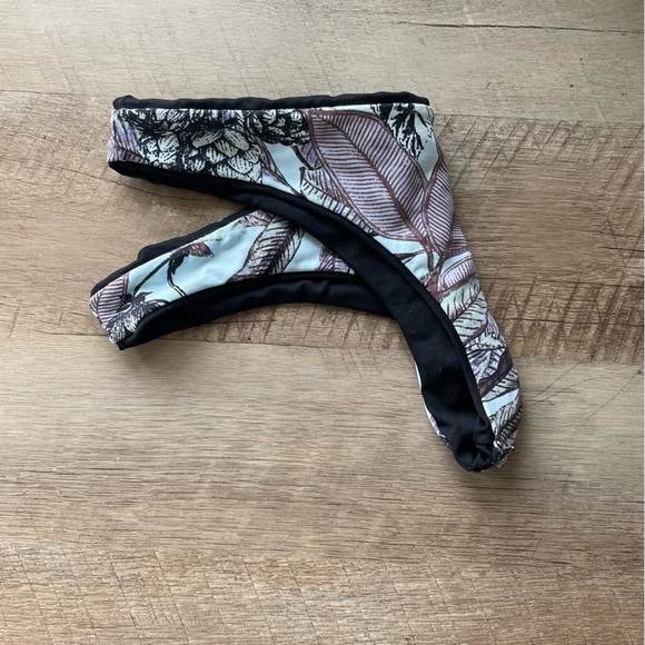 Reversible Thong Bikini Bottoms - Picture 2 of 4